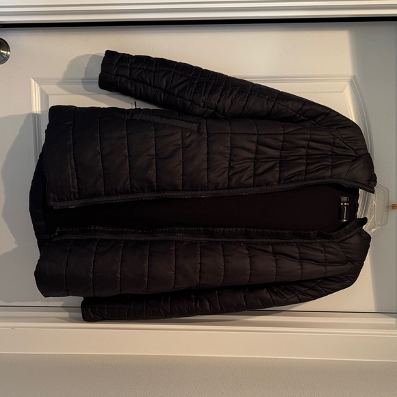 Women's Black Quilted Smartwool Jacket - Picture 8 of 8